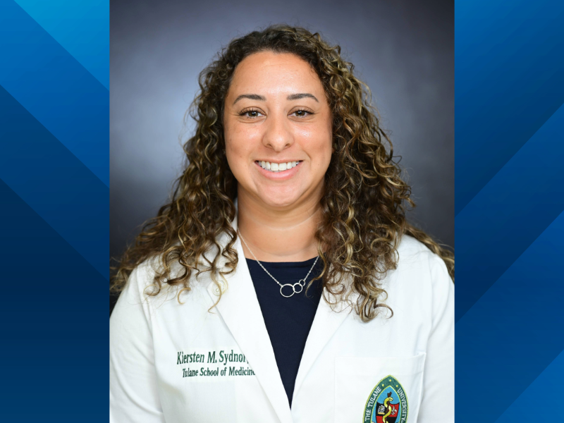 This is a profile photo of Kiersten Sydnor. She's wearing a white doctors coat