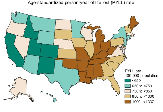 ACS Life Years Lost