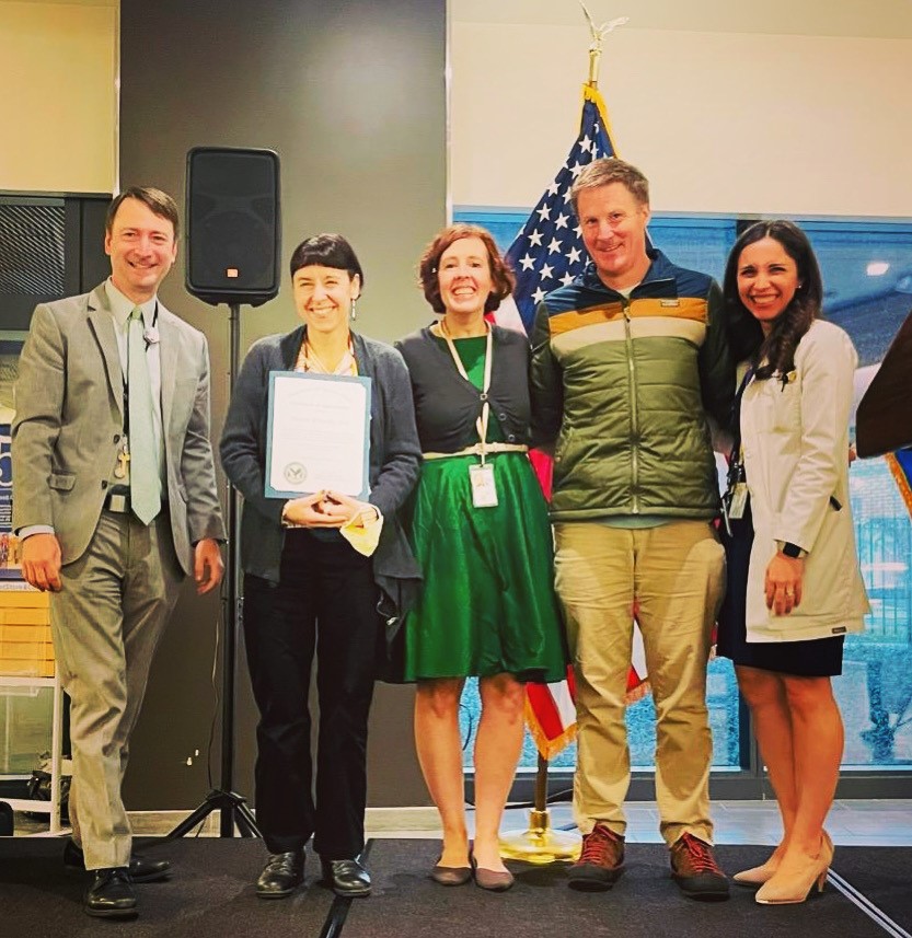 Dr. Monica Romanko receives 2023 Certificate of Appreciation