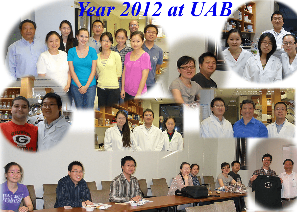 2012 Past Lab Members at UAB
