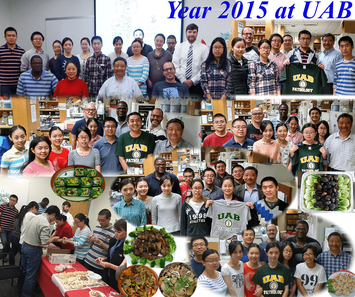2015 past lab members at UAB