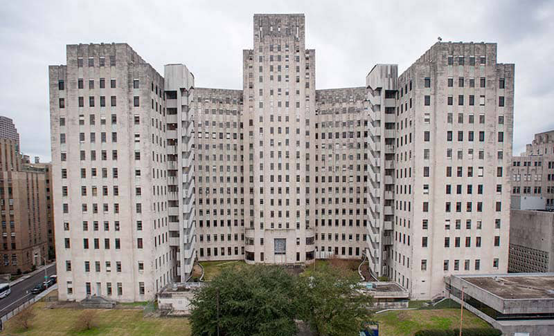 picture of the former Charity Hospital 2015