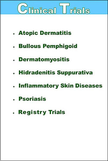 clinical trials-list of active trials