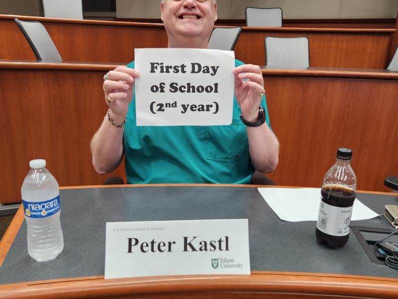 Dr. Kastl First Day Of School
