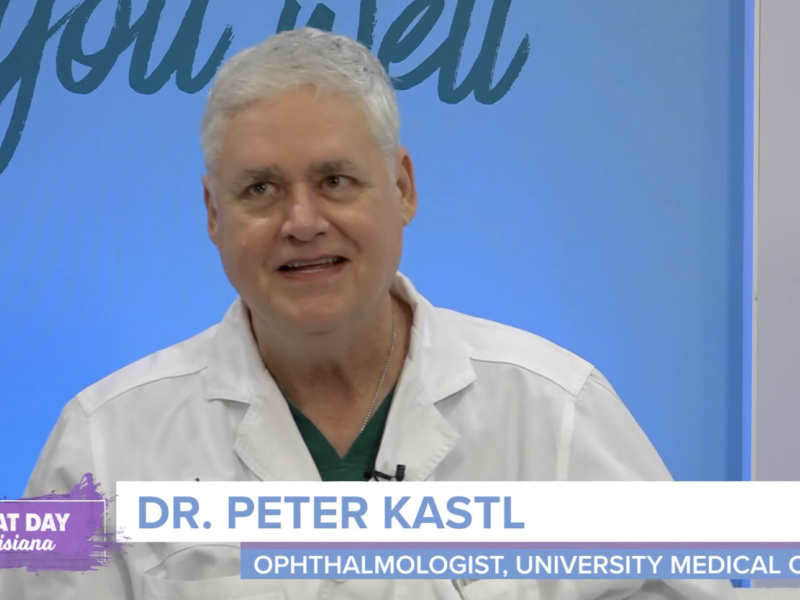 Dr. Peter Kastl discusses eye care on 4WWL news