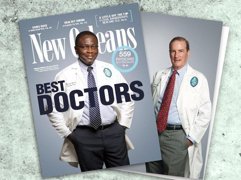 magazine covers of New Orleans Best doctors