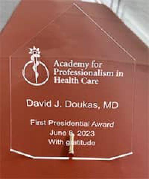 Presidential Award for Professionalism in Health Care
