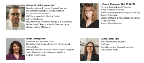 Figure 4. External Advisory Committee of the COBRE in Aging and Regenerative Medicine.