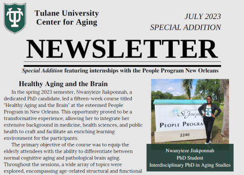 July Newsletter