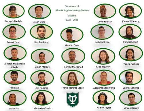 This is a photo of the masters' students