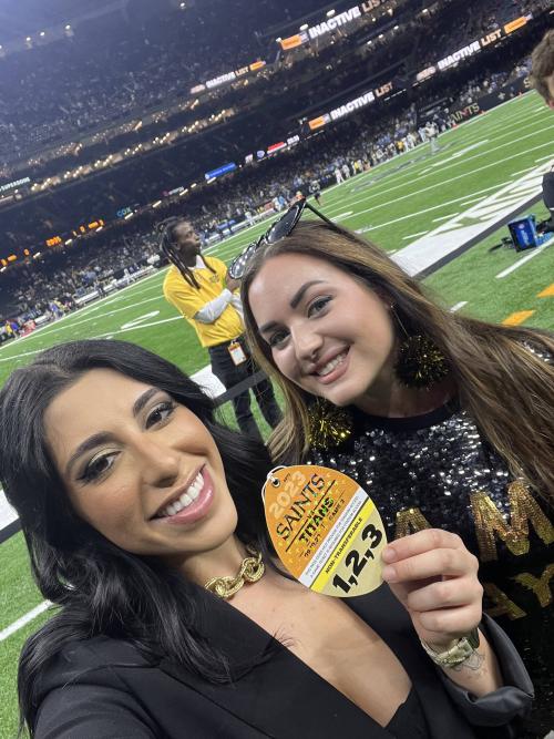 Women at a football game