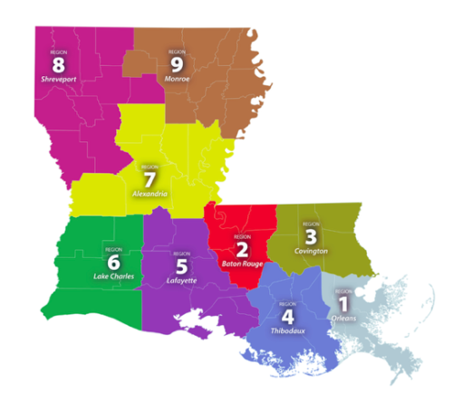 Regions Map