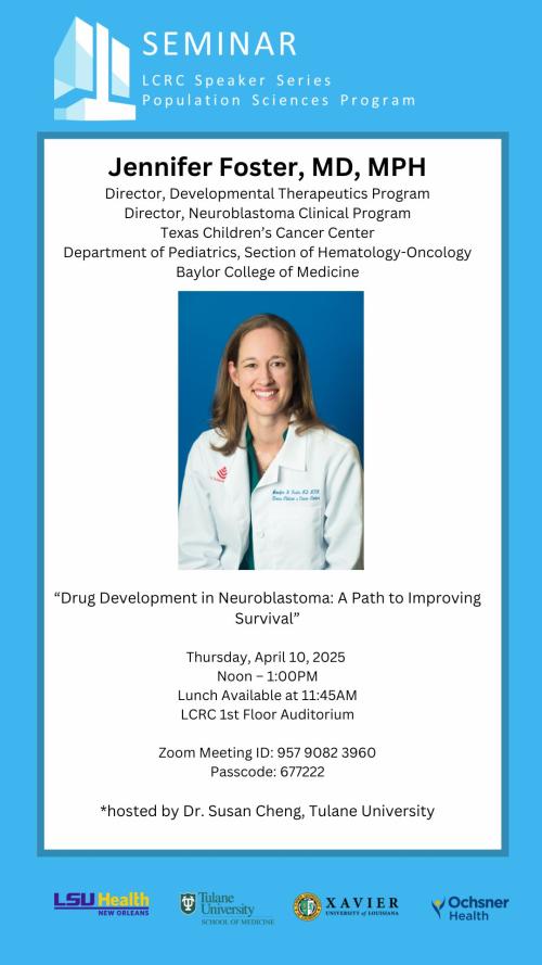 LCRC Seminar Flier - Foster