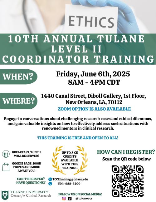 Tulane Level II Training