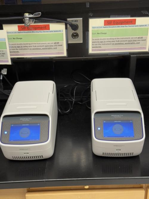 Applied Biosystems Mini Amp Plus Thermal Cyclers Systems 1 & 2 Applied Biosystems Mini Amp Plus Thermal Cyclers Systems 1 & 2