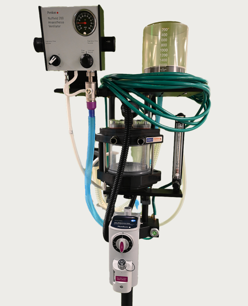 MRI-Compatible Veterinary Anesthesia Machine