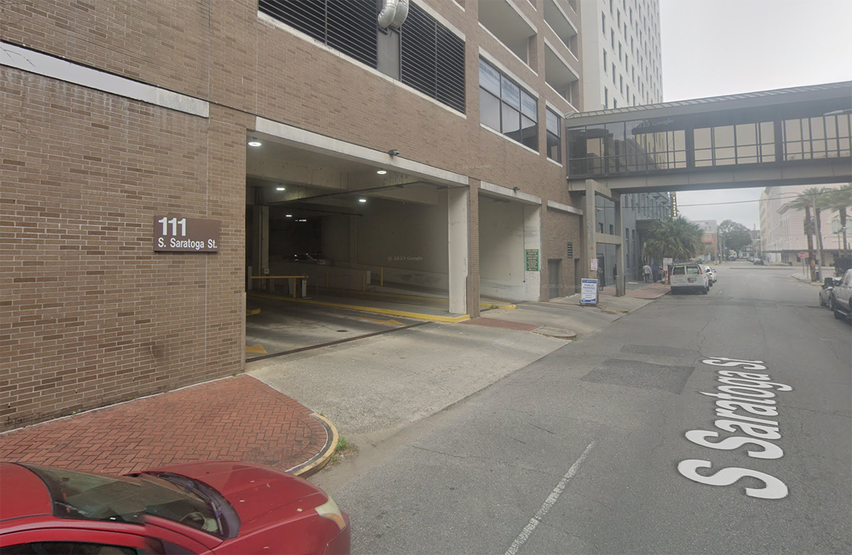 Screenshot of Saratoga Parking Garage