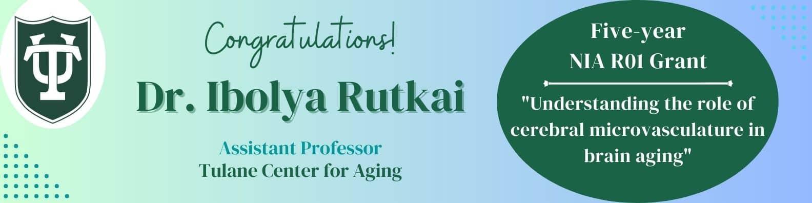 Congratulations to Dr. Rutkai