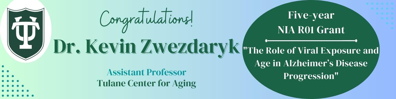 Congratulations to Dr.Zwezdaryk