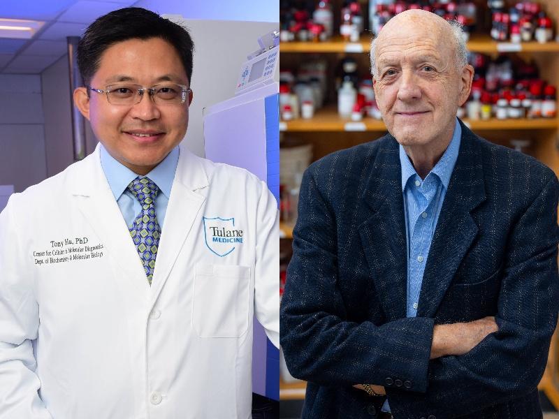 These are headshots of Dr. Tony Hu and Dr. David Coy