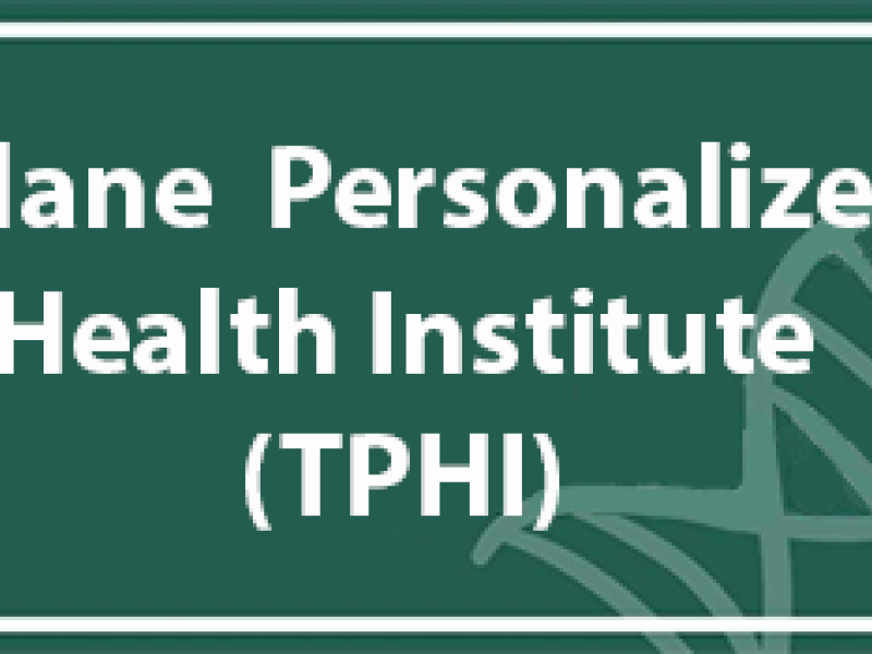 tulane personalized health institute on green background